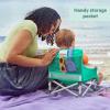 imageBright Starts Disney Minnie Mouse Pop N Sit Portable Booster IndoorOutdoor Use Floor Seat with Feeding Tray 6 Mos  3 YrsLittle Mermaid