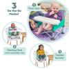 imageBright Starts Disney Minnie Mouse Pop N Sit Portable Booster IndoorOutdoor Use Floor Seat with Feeding Tray 6 Mos  3 YrsLittle Mermaid