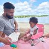 imageBright Starts Disney Minnie Mouse Pop N Sit Portable Booster IndoorOutdoor Use Floor Seat with Feeding Tray 6 Mos  3 YrsPink