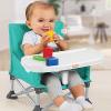 imageBright Starts Disney Minnie Mouse Pop N Sit Portable Booster IndoorOutdoor Use Floor Seat with Feeding Tray 6 Mos  3 YrsTeal