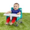 imageBright Starts Disney Minnie Mouse Pop N Sit Portable Booster IndoorOutdoor Use Floor Seat with Feeding Tray 6 Mos  3 YrsTeal