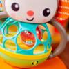 imageBright Starts Grab ampamp Giggle Monkey LightUp Musical Rattle Toy with EasyGrasp Oball Ages 6 Months Unisex