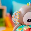 imageBright Starts Grab ampamp Giggle Monkey LightUp Musical Rattle Toy with EasyGrasp Oball Ages 6 Months Unisex
