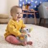 imageBright Starts HugaBye Baby Elephant Stuffed Animal Musical Toy Soft Toy Soother Plays Songs ampamp Lights up Newborn and up