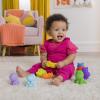 imageBright Starts KaledioCubes 9pk Stack ampamp Squeeze Blocks Baby Bath Toys  Play ampamp Learn with Colors Numbers ampamp Shapes Ages 3 Months MulticolorTropicanimals
