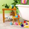 imageBright Starts KaledioCubes 9pk Stack ampamp Squeeze Blocks Baby Bath Toys  Play ampamp Learn with Colors Numbers ampamp Shapes Ages 3 Months MulticolorSplash  Splash