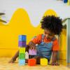 imageBright Starts KaledioCubes 9pk Stack ampamp Squeeze Blocks Baby Bath Toys  Play ampamp Learn with Colors Numbers ampamp Shapes Ages 3 Months MulticolorKalediocubes