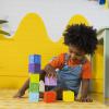 imageBright Starts KaledioCubes 9pk Stack ampamp Squeeze Blocks Baby Bath Toys  Play ampamp Learn with Colors Numbers ampamp Shapes Ages 3 Months MulticolorKalediocubes