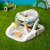 imageBright Starts LearntoSit Baby Floor Seat 2Positions Grow with Infant Portable Baby Chair Includes Sensory Toys Unisex 412 Months Playful ParadiseMulticolored