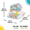 imageBright Starts LearntoSit Baby Floor Seat 2Positions Grow with Infant Portable Baby Chair Includes Sensory Toys Unisex 412 Months Playful ParadiseMulticolored