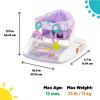 imageBright Starts LearntoSit Baby Floor Seat 2Positions Grow with Infant Portable Baby Chair Includes Sensory Toys Unisex 412 Months Playful ParadisePurple