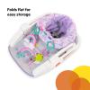 imageBright Starts LearntoSit Baby Floor Seat 2Positions Grow with Infant Portable Baby Chair Includes Sensory Toys Unisex 412 Months Playful ParadisePurple