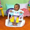 imageBright Starts LearntoSit Baby Floor Seat 2Positions Grow with Infant Portable Baby Chair Includes Sensory Toys Unisex 412 Months Playful ParadisePurple