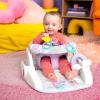 imageBright Starts LearntoSit Baby Floor Seat 2Positions Grow with Infant Portable Baby Chair Includes Sensory Toys Unisex 412 Months Playful ParadisePurple