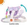 imageBright Starts LearntoSit Baby Floor Seat 2Positions Grow with Infant Portable Baby Chair Includes Sensory Toys Unisex 412 Months Playful ParadisePurple
