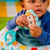 imageBright Starts LearntoSit Baby Floor Seat 2Positions Grow with Infant Portable Baby Chair Includes Sensory Toys Unisex 412 Months Playful ParadiseWild Wiggles
