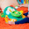 imageBright Starts Lights and Colors Driver Toy Steering Wheel with Car Sounds for Pretend Play  Green 6 Months and upLights  Color Driver