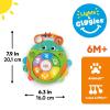 imageBright Starts Lights and Colors Driver Toy Steering Wheel with Car Sounds for Pretend Play  Green 6 Months and upSafari Surprise