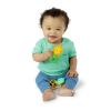 imageBright Starts Oball Easy Grasp Classic Ball BPAFree Infant Toy in Red Yellow Green Blue Age Newborn and up 4 InchesYellowBlue 2pack