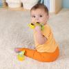 imageBright Starts Oball Easy Grasp Classic Ball BPAFree Infant Toy in Red Yellow Green Blue Age Newborn and up 4 InchesYellowBlue 2pack