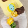 imageBright Starts Oball Easy Grasp Classic Ball BPAFree Infant Toy in Red Yellow Green Blue Age Newborn and up 4 InchesYellowBlue 2pack