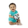 imageBright Starts Oball Easy Grasp Classic Ball Infant Toy in PinkPurple Age Newborn and up 4 InchesBlack  White Soccer Ball