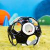 imageBright Starts Oball Easy Grasp Classic Ball Infant Toy in PinkPurple Age Newborn and up 4 InchesBlack  White Soccer Ball