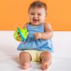 imageBright Starts Oball Musical Toy Jingle ampamp Shake Pal BPAFree EasyGrasp Baby Rattle Toy Ages NewbornGreen