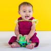 imageBright Starts Oball Musical Toy Jingle ampamp Shake Pal BPAFree EasyGrasp Baby Rattle Toy Ages NewbornGreen