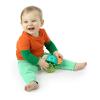 imageBright Starts Oball Musical Toy Jingle ampamp Shake Pal BPAFree EasyGrasp Baby Rattle Toy Ages NewbornGreen Elephant