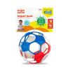 imageBright Starts Oball Musical Toy Jingle ampamp Shake Pal BPAFree EasyGrasp Baby Rattle Toy Ages NewbornRed  White  Blue Soccer Ball