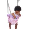 imageBright Starts Playful Parade Door Jumper for Baby with Adjustable Strap 6 Months and Up Max Weight 26 lbsPurple Paradise