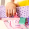 imageBright Starts Playful Parade Door Jumper for Baby with Adjustable Strap 6 Months and Up Max Weight 26 lbsPurple Paradise