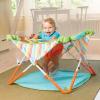 imageBright Starts Pop N Jump Portable Activity Jumper IndoorOutdoor Use Sweet Treats with 4 Sensory Toys Ages 612 MonthsAnimal