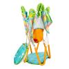 imageBright Starts Pop N Jump Portable Activity Jumper IndoorOutdoor Use Sweet Treats with 4 Sensory Toys Ages 612 MonthsAnimal