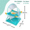 imageBright Starts Pop N Jump Portable Activity Jumper IndoorOutdoor Use Sweet Treats with 4 Sensory Toys Ages 612 MonthsNemo