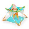 imageBright Starts Pop N Jump Portable Activity Jumper IndoorOutdoor Use Sweet Treats with 4 Sensory Toys Ages 612 MonthsOwl Forest