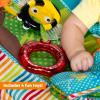imageBright Starts Pop N Jump Portable Activity Jumper IndoorOutdoor Use Sweet Treats with 4 Sensory Toys Ages 612 MonthsOwl Forest