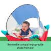 imageBright Starts Pop N Jump Portable Activity Jumper IndoorOutdoor Use Sweet Treats with 4 Sensory Toys Ages 612 MonthsSweets