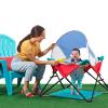 imageBright Starts Pop N Jump Portable Activity Jumper IndoorOutdoor Use Sweet Treats with 4 Sensory Toys Ages 612 MonthsSweets