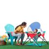 imageBright Starts Pop N Jump Portable Activity Jumper IndoorOutdoor Use Sweet Treats with 4 Sensory Toys Ages 612 MonthsSweets