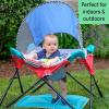 imageBright Starts Pop N Jump Portable Activity Jumper IndoorOutdoor Use Sweet Treats with 4 Sensory Toys Ages 612 MonthsSweets