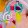 imageBright Starts Portable Automatic 6Speed Baby Swing with Adaptable Speed Taggies Music RemovableToyBar 09 Months 620 lbs Whimsical WildPink Paradise