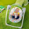 imageBright Starts Portable Automatic 6Speed Baby Swing with Adaptable Speed Taggies Music RemovableToyBar 09 Months 620 lbs Whimsical WildPlayful Paradise
