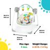 imageBright Starts Portable Automatic 6Speed Baby Swing with Adaptable Speed Taggies Music RemovableToyBar 09 Months 620 lbs Whimsical WildPlayful Paradise