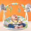 imageBright Starts Portable Automatic 6Speed Baby Swing with Adaptable Speed Taggies Music RemovableToyBar 09 Months 620 lbs Whimsical WildRainforest Vibes