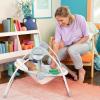 imageBright Starts Portable Automatic 6Speed Baby Swing with Adaptable Speed Taggies Music RemovableToyBar 09 Months 620 lbs Whimsical WildWhimsical Wild