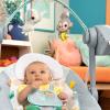 imageBright Starts Portable Automatic 6Speed Baby Swing with Adaptable Speed Taggies Music RemovableToyBar 09 Months 620 lbs Whimsical WildWhimsical Wild