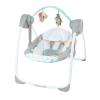 imageBright Starts Portable Automatic 6Speed Baby Swing with Adaptable Speed Taggies Music RemovableToyBar 09 Months 620 lbs Whimsical WildWhimsical Wild