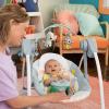 imageBright Starts Portable Automatic 6Speed Baby Swing with Adaptable Speed Taggies Music RemovableToyBar 09 Months 620 lbs Whimsical WildWhimsical Wild